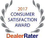 Dealer Rater - 2017 Consumer Satisfaction Award
