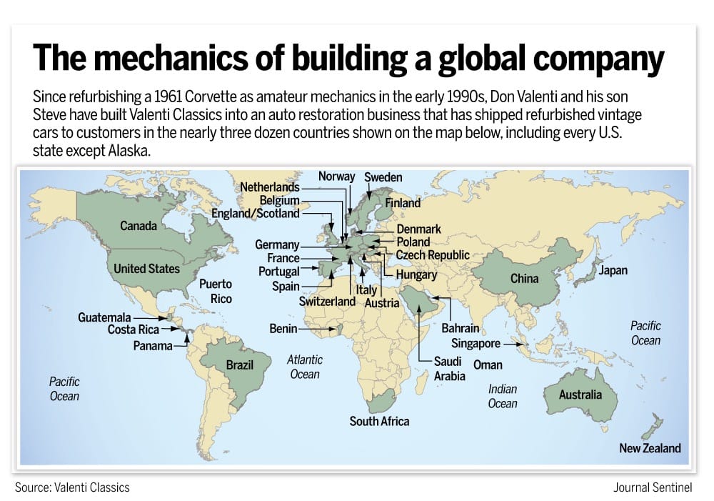 Valenti sales map